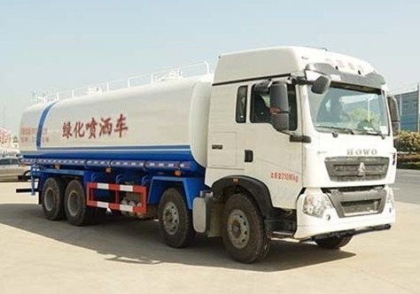 工程灑水車國六標準的價格_重汽豪沃前四后八20噸工程灑水車4
