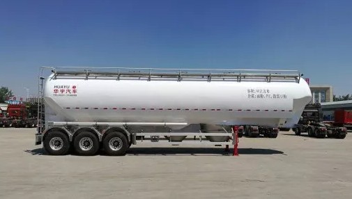 立式鋁合金粉粒物料運輸半掛車 立式鋁合金粉粒物料運輸半掛車