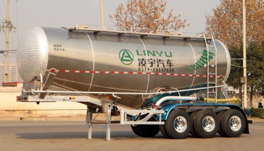 鋁合金粉粒物料運輸半掛車 鋁合金粉粒物料運輸半掛車