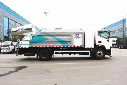 電動灑水車型號及參數_電動小型灑水車_10噸福田純電動抑塵車2