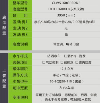 國(guó)六東風(fēng)天錦12.5方灑水車(chē) 國(guó)六東風(fēng)天錦12.5方灑水車(chē)