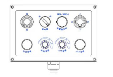 中聯(lián)重科灑水車(chē)電動(dòng)遙控水炮控制器 中聯(lián)重科灑水車(chē)電動(dòng)遙控水炮控制器
