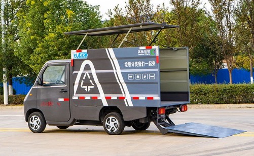 吉利小神童3方純電動密閉式桶裝垃圾車 吉利小神童3方純電動密閉式桶裝垃圾車